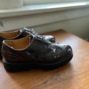 platform creeper brogues (prada & church's creeper similar)pascucci italy us 8